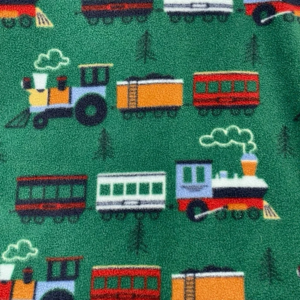 Children's Place Fleece TRAINS 2T Pullover 1/4 Zip‎ Long Sleeve Jacket Toddler